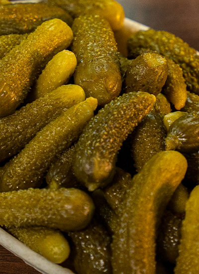 Gherkins in Acetic Acid